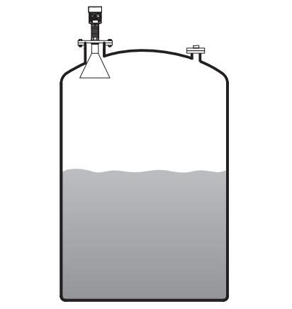 高溫喇叭天線雷達物位計安裝圖